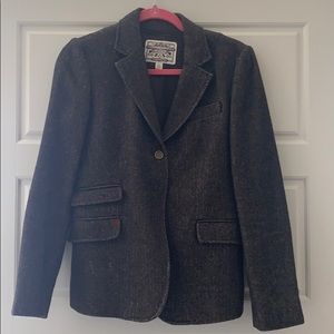 Banana Republic Brown herringbone blazer size 6